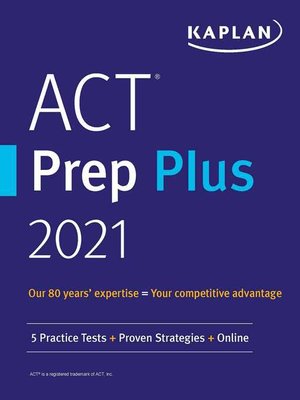 cover image of ACT Prep Plus 2021
